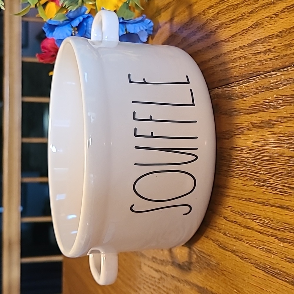 Rae Dunn SOUFFLE handled Dish